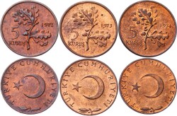 197219731974 - 5 Kuruş ÇİL TCM2229 - Gökçekoleksiyon