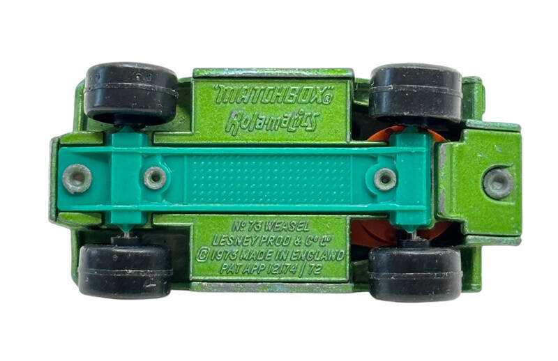 1973 Lesney Matchbox Rolamatics Metal Oyuncak Tank AOB4601 (N) - 2