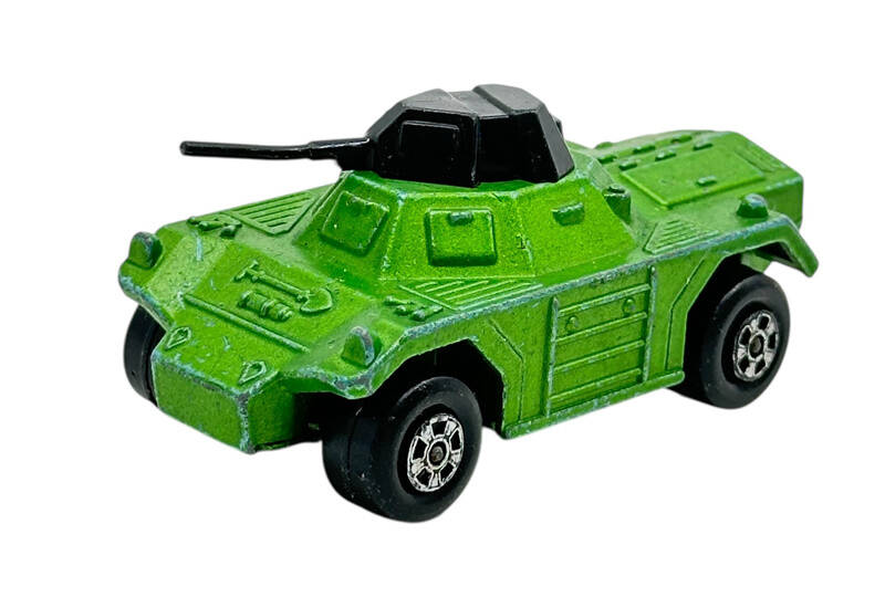 1973 Lesney Matchbox Rolamatics Metal Oyuncak Tank AOB4601 (N) - 3