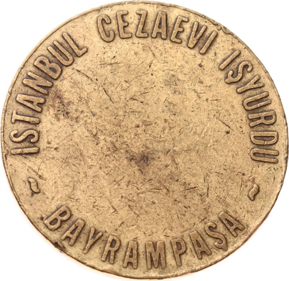 1973 Yılı 5 Lira İstanbul Cezaevi İşyurdu Bayrampaşa Jeton JTF764 - 2