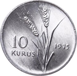 1975 Yılı 10 Kuruş - ÇİL TCM3134 - 3