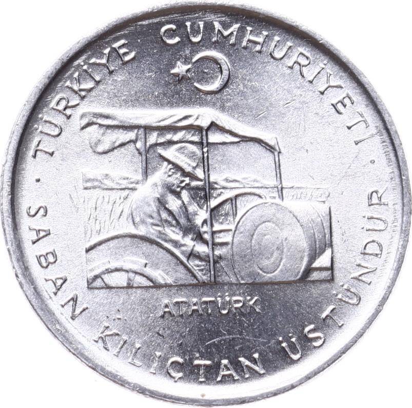1975 Yılı FAO 10 Kuruş *Saban Kılıçtan Üstündür* - ÇİL TCM3127 - 1