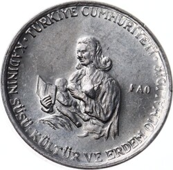 1976 F.A.O.10 Kuruş Kadının Süsü Erdem Olmalıdır TCH943 - Gökçekoleksiyon