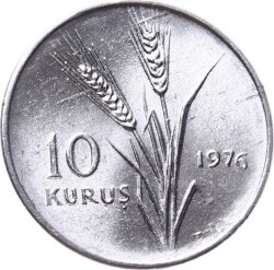 1976 Yılı 10 Kuruş - ÇİL TCM3135 - 3