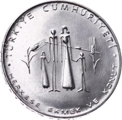 1977 yılı 2½ Lira FAO ÇİL *Herkese Ekmek ve Konut* (DÜZ) FAO6 - 1