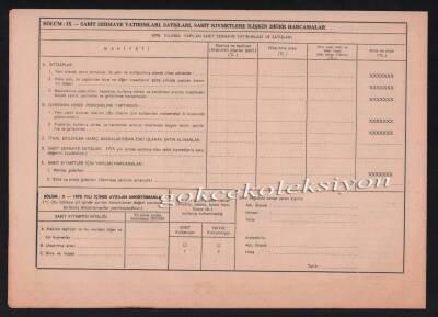 1978 Yıllık Sanayi Anketi EFM321 - 4