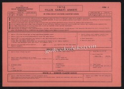1978 Yıllık Sanayi Anketi EFM322 - 3