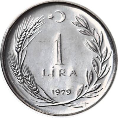 1979 - 1 Lira FAO *Saban Kılıçtan Üstündür* ÇİL TCH1136 - 2