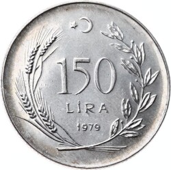 1979 - 150 Lira Gümüş FAO ÇİL *Aile Planlaması* TCM3342 - Gökçekoleksiyon