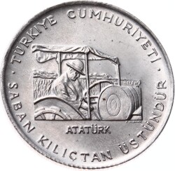 1978 - 150 Lira Gümüş FAO ÇİL *Saban Kılıçtan Üstündür* TCM3349 - 2