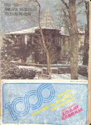 1980-1981 Ankara Meslekler Telefon Rehberi NDR100509 - Gökçekoleksiyon