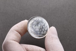 1980 - 500 Lira FAO *Köylü Kadını Kalkındırma* Gümüş (Tırtıllı Kenar) - ÇİL TCH412 - 4