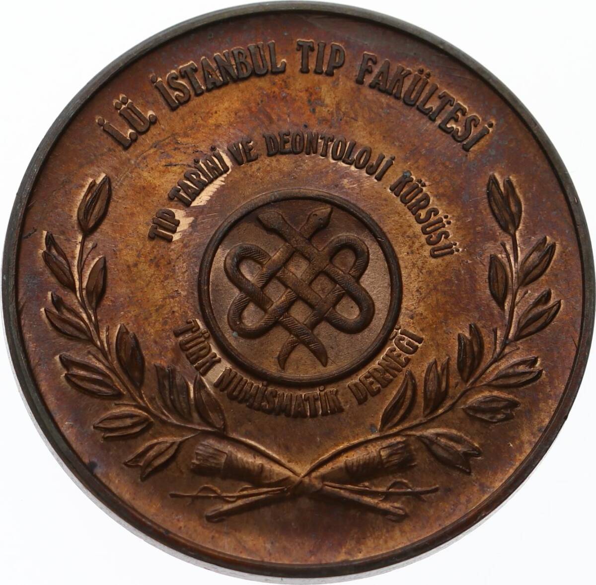 1980 İbni Sinanın 1000. Yılı (Türk Nümismatik Derneği) Bakır Madalyonu MVM989 - 2