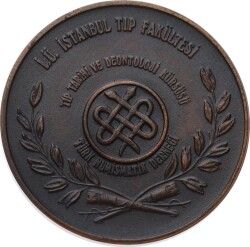 1980 İbni Sinanın 1000. Yılı (Türk Nümismatik Derneği) Okside Bakır Madalyonu MVM923 - 2