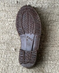 1980'ler Ulusoy Marka 25 Numara Plastik Bayan Ayakkabı (N) - 3