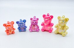 1980ler 5li Ayıcıklı Kolye Ucu AOB3356 (N) - Gökçekoleksiyon