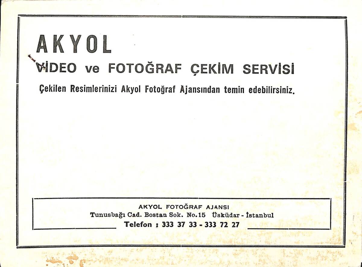 1980'ler Club Reşat (Üsküdar/İstanbul) Fotoğraf Kartı EFMN15346 - 3