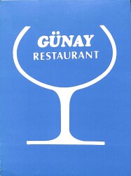 1980'ler Günay Restaurant Fotoğraf Kartı EFMN15339 - 1