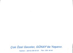 1980'ler Günay Restaurant Fotoğraf Kartı EFMN15339 - 3