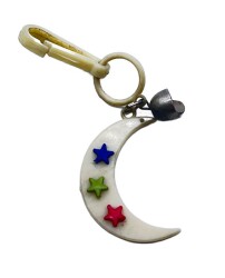 1980ler Hilal Ay Formunda Anahtarlık AKS1681 - Gökçekoleksiyon