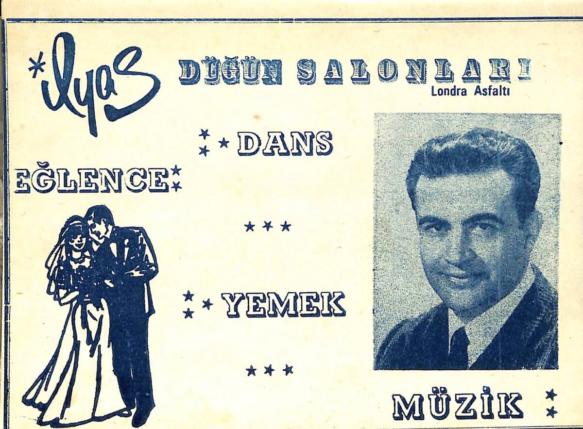 1980'ler İlyas Düğün Salonları (İstanbul) Fotoğraf Kartı EFMN15333 - 4