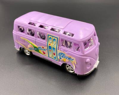 1980ler Plastik Otobüs Oyuncak AOB3324 (N) - 1