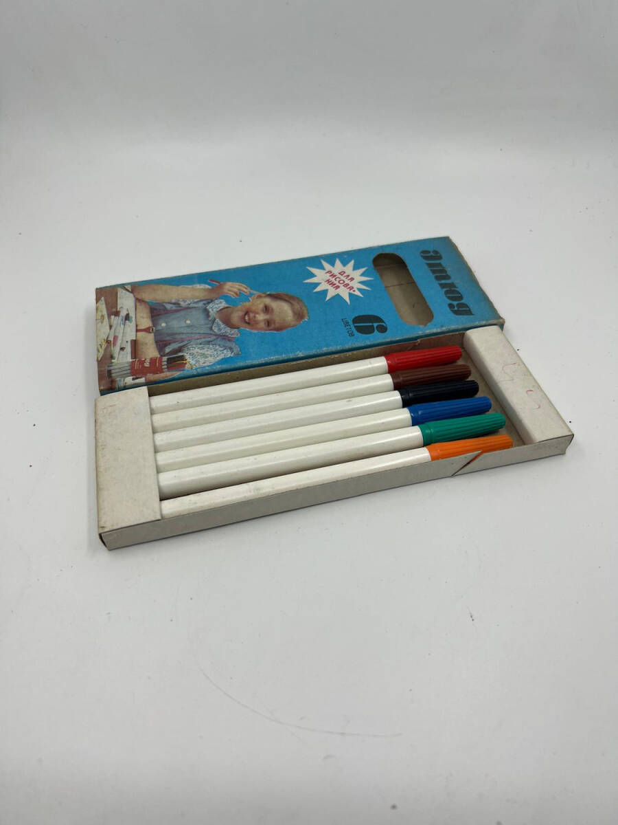 1980'ler Rus Keçeli Kalem Kutusunda AOB4318 (N) - 2