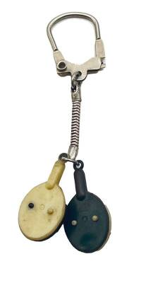 1980ler Tenis Raketi Formunda Anahtarlık AKS1680 - 2