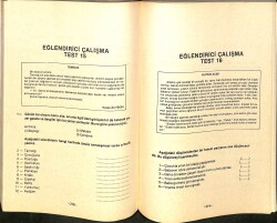 1980's 4-5.Sınıflar İçin Türkçe Dilbilgisi ve Dil Yeteneği Testleri Kolejlere Hazırlık NDR99921 - 2