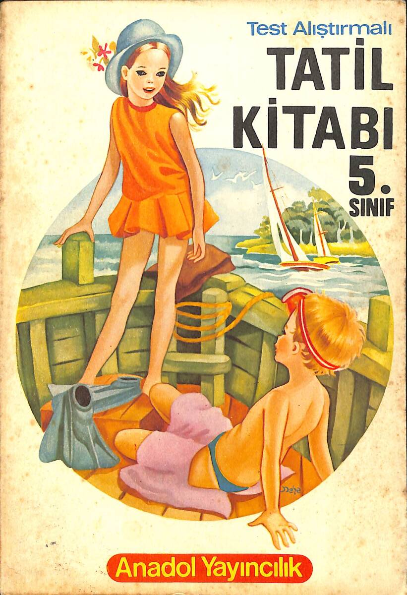 1980's 5.Sınıf Test Alıştırmalı Tatil Kitabı NDR99946 - 1