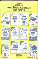 1980's 5.Sınıflar İçin Çözümlü Matematik Testleri Kolejlere Hazırlık NDR99922 - 3