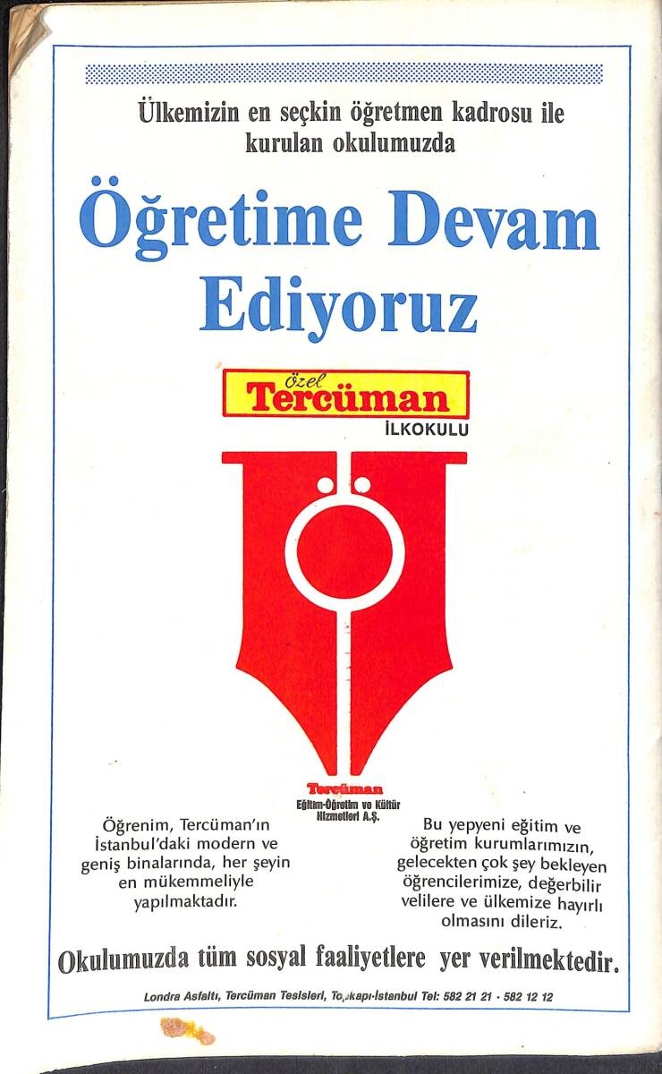 1980's ABC İlkokuma-Yazma-Alıştırma Kitabı 1 NDR100185 - 3