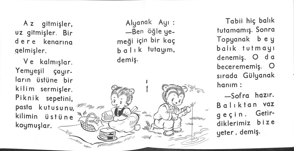 1980's Alyanak Ayı Tatil Kitabı NDR101869 - 2