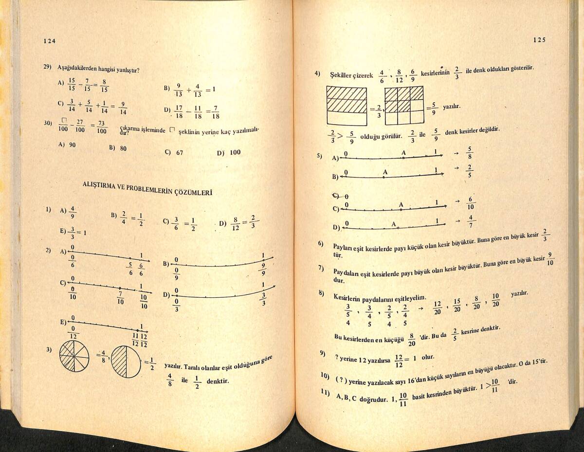 1980's Anadolu Liseleri İle Özel Türk ve Yabancı Okulların Sınavlarına Giriş İçin Hazırlık Matematik 4.Sınıf NDR99889 - 2