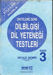 1980's Anadolu Liselerine Kolejlere Hazırlık 3.Sınıf Dil Bilgisi Dil Yeteneği Testleri NDR102079 - Gökçekoleksiyon