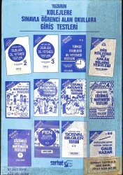1980's Anadolu Liselerine Kolejlere Hazırlık 3.Sınıf Dil Bilgisi Dil Yeteneği Testleri NDR99897 - 3