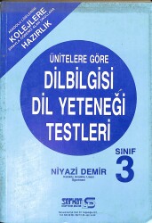 1980's Anadolu Liselerine Kolejlere Hazırlık 3.Sınıf Dil Bilgisi Dil Yeteneği Testleri NDR99897 - 4