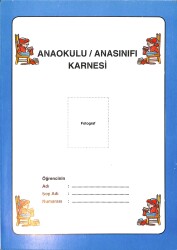 1980's Anaokulu-Anasınıfı Karnesi (Kullanılmamış) NDR101097 - 4