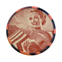 1980's Artist Görselli Cep Aynası AOB5204 - 3