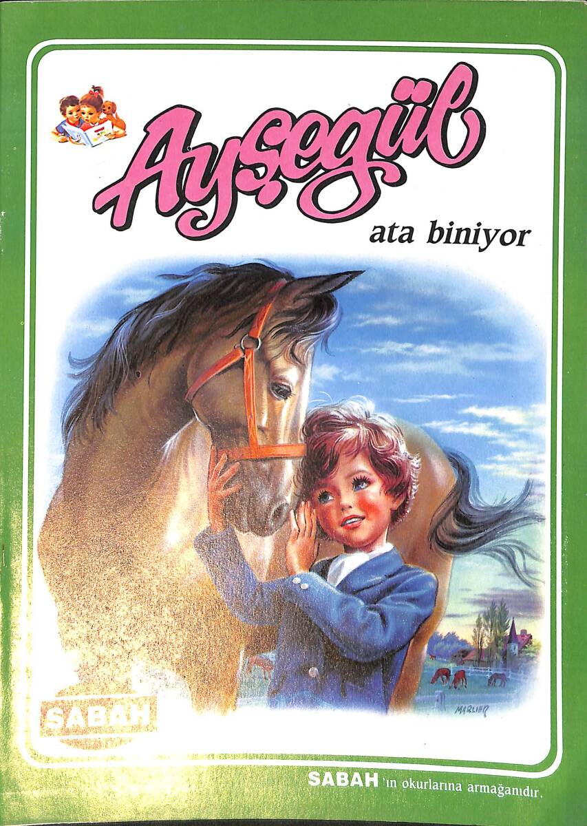 1980's Ayşegül Kitapları Serisi Ayşegül Ata Biniyor NDR100046 - 1