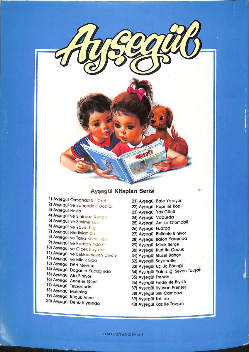 1980's Ayşegül Kitapları Serisi Ayşegül Deniz Kıyısında NDR100042 - 3