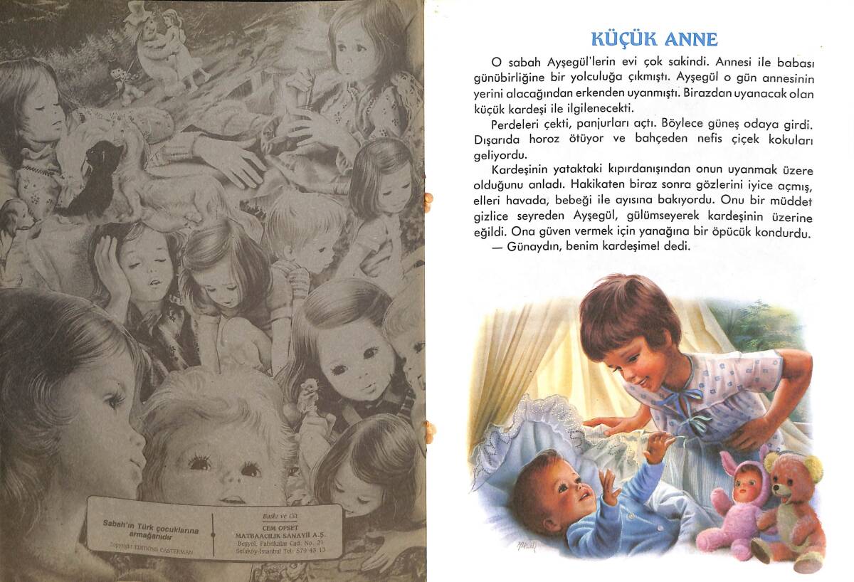1980's Ayşegül Kitapları Serisi Ayşegül Küçük Anne NDR100044 - 2