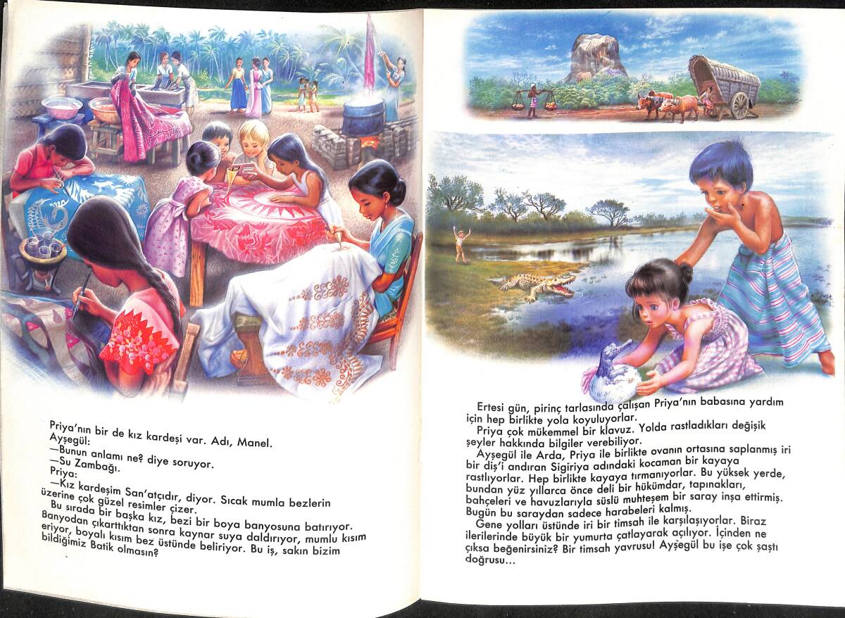 1980's Ayşegül Kitapları Serisi Ayşegül Srilanka'da (Seylan'da) NDR100052 - 2