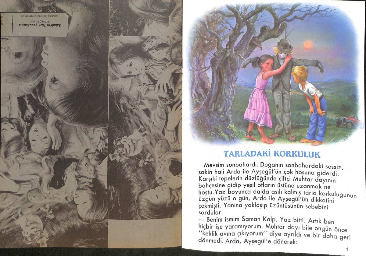 1980's Ayşegül Kitapları Serisi Ayşegül Tarla Korkuluğu NDR100043 - 2