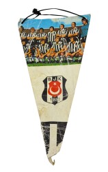 1980's Beşiktaş Eski Karton Flama AKS2184 - 1