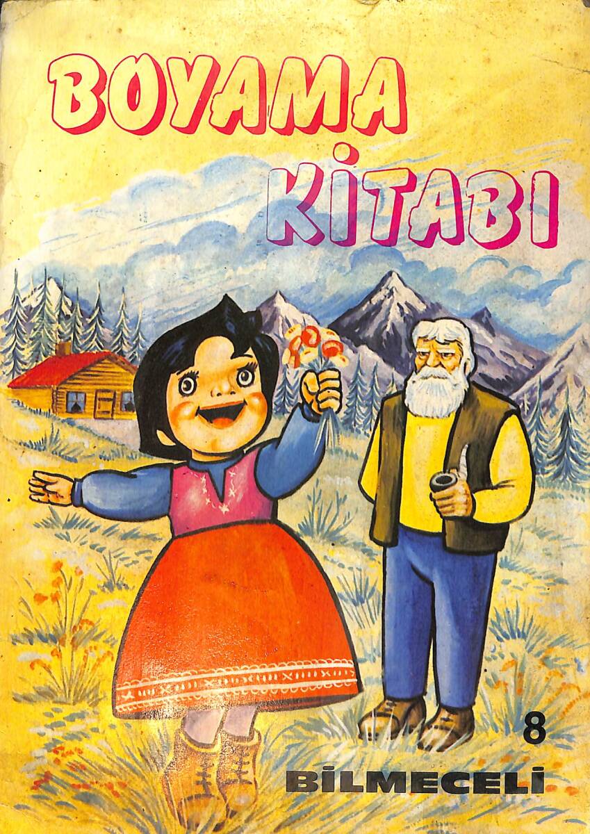 1980's Boyama Kitabı Bilmeceli 8 NDR101844 - 1