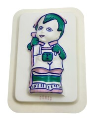 1980's Çocuk Figürlü Plâstik Alçı Kalıbı AOB5232 - Gökçekoleksiyon