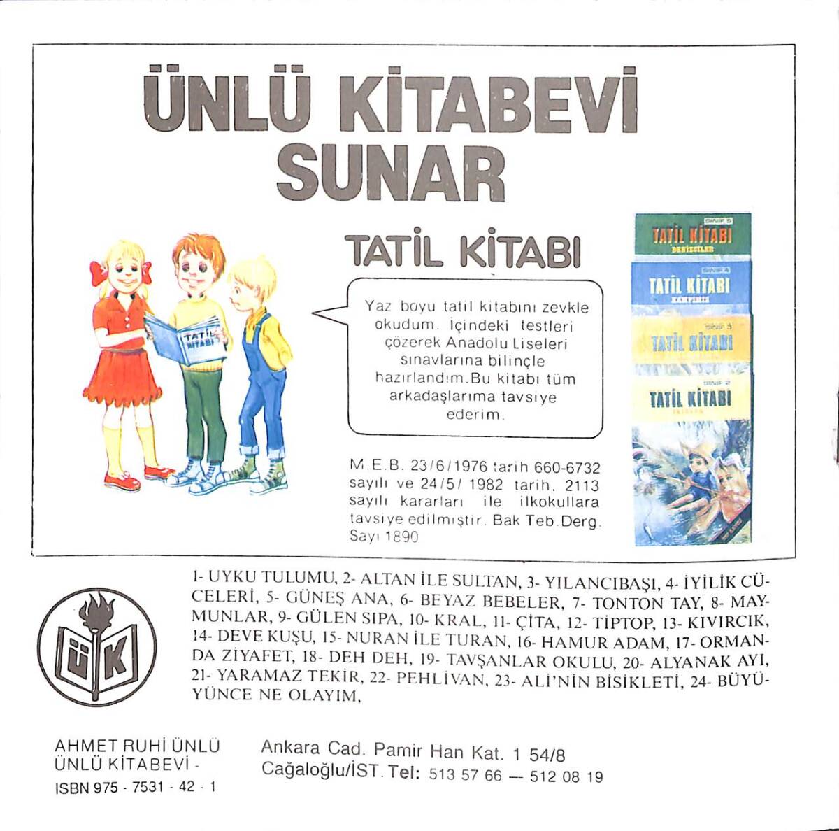 1980's Deve Kuşu Tatil Kitabı NDR101871 - 3