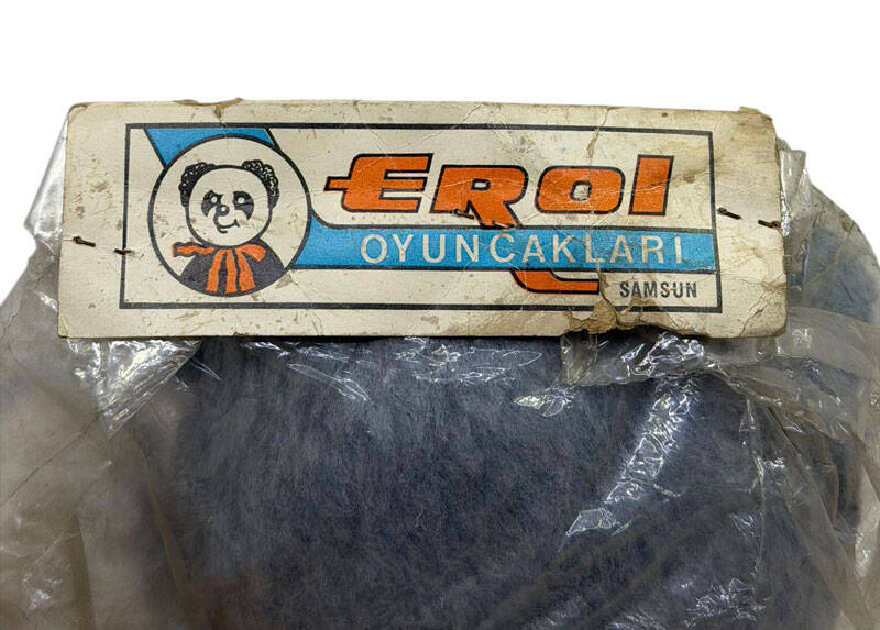 1980's Erol (Samsun) Marka Oyuncak Peluş Ayıcık (Sıfır Ürün) AOB5465 - 4