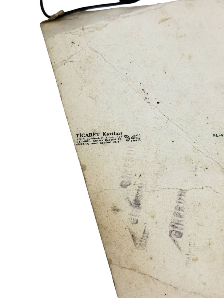 1980's Fenerbahçe Eski Karton Flama AKS2183 - 2